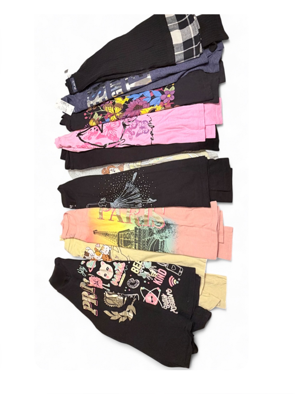 Girls Mixed Graphic Long-Sleeve Tops - The Children’s Place